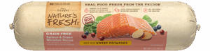 Nature's Fresh Grain Free Salmon & Ocean Whitefish Recipe for Dogs - Roll