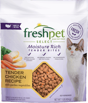 Freshpet Select Tender Chicken Recipe for Cats - Roasted Meals