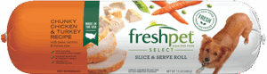 Freshpet Select Chunky Chicken & Turkey Recipe for Dogs - Roll