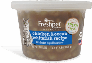 Freshpet Select Chicken & Ocean Whitefish Recipe for Cats - Cup