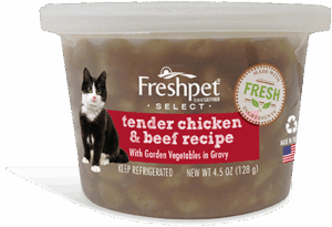Freshpet Select Chicken & Beef Recipe for Cats - Cup