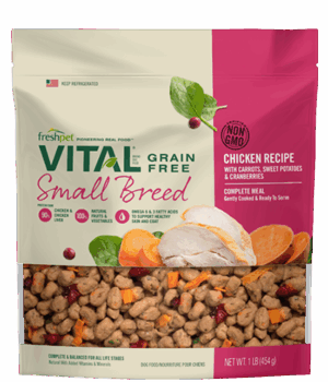 Vital Grain Free Chicken for Small Breed Dogs - Meals