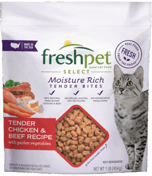 Freshpet Select Tender Chicken & Beef Recipe for Cats - Roasted Meals