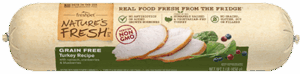 Nature's Fresh Grain Free Turkey Recipe for Dogs - Roll