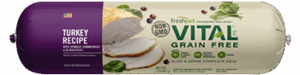Vital Grain Free Turkey Recipe for Dogs - Roll
