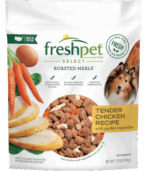Freshpet Select Tender Chicken Recipe for Dogs - Roasted Meals