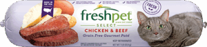 Freshpet Select Chicken & Beef Recipe for Cats - Roll