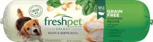 Freshpet Select Grain Free Tender Chicken Recipe for Dogs - Roll