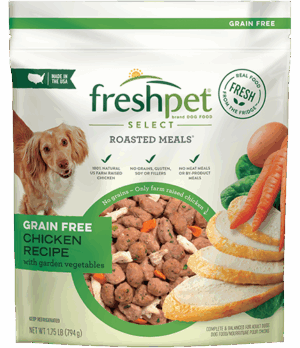 Freshpet Select Grain Free Tender Chicken Recipe for Dogs - Roasted Meals