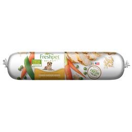 Freshpet Select Slice and Serve Refrigerated Dog Food, Chicken, Vegetable, and Rice Recipe