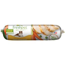Freshpet Select Slice and Serve Adult Refrigerated Dog Food, Chicken, Vegetable, and Rice Recipe