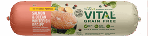 Vital Grain Free Salmon & Ocean Whitefish Recipe for Dogs - Roll