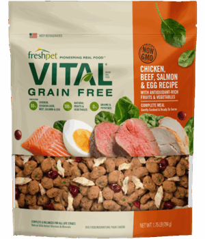Vital Chicken, Beef, Salmon & Egg Recipe for Dogs - Meals