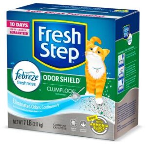 Fresh Step Odor Shield with Febreze Freshness Clumping Cat Litter, Scented