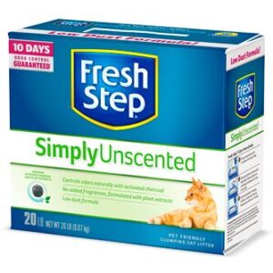 Fresh Step Multi-Cat Clumping Cat Litter, Simply Unscented