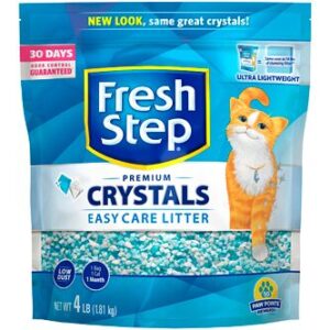 Fresh Step Crystals Premium Cat Litter, Scented