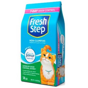 Fresh Step Non-Clumping Clay Cat Litter, Scented