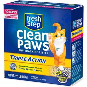 Fresh Step Clean Paws Triple Action Clumping Cat Litter, Scented
