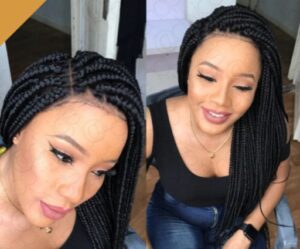Box braids wig full lace box braid wig lace front braids wig with closure jumbo size