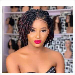 Kinky twist wigs for black women Braided wig braid wig for black women cornrow wigs lace wig tribal braided wig pixie cut wig